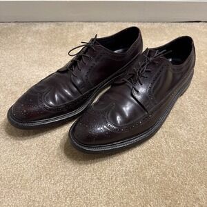 Florsheim Varsity Brown Cordova 30677 Wingtip Dress Shoes Men's Size 12 C